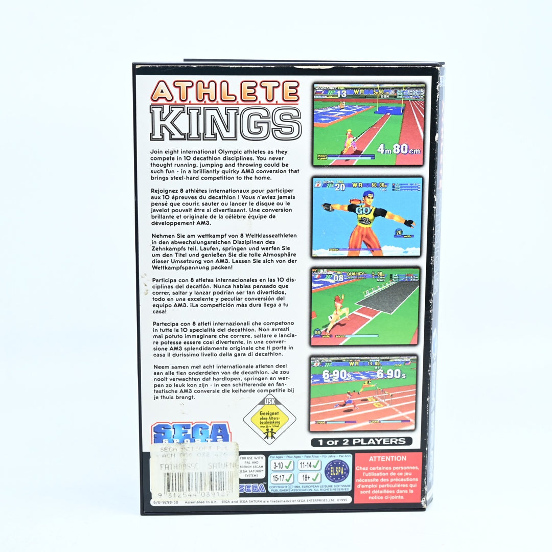 Athlete Kings - Sega Saturn Game - PAL