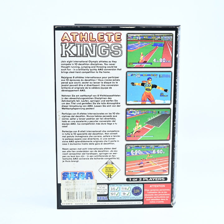 Athlete Kings - Sega Saturn Game - PAL