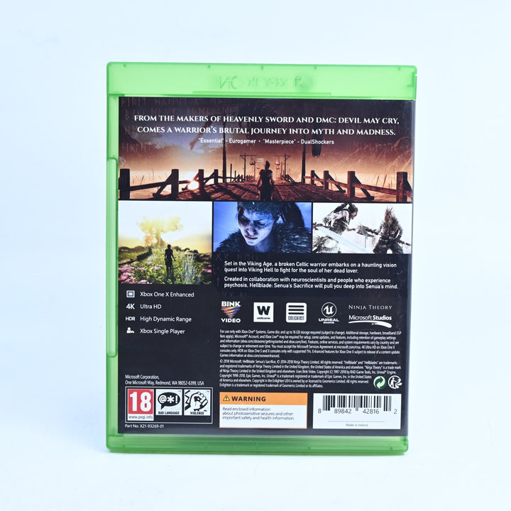Hellblade: Senua's Sacrifice - Xbox One Game - PAL - FREE POST!
