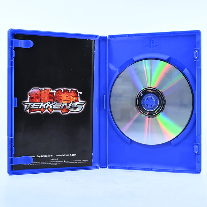 Tekken 5 - Sony Playstation 2 / PS2 Game + Manual - PAL - MINT DISC!