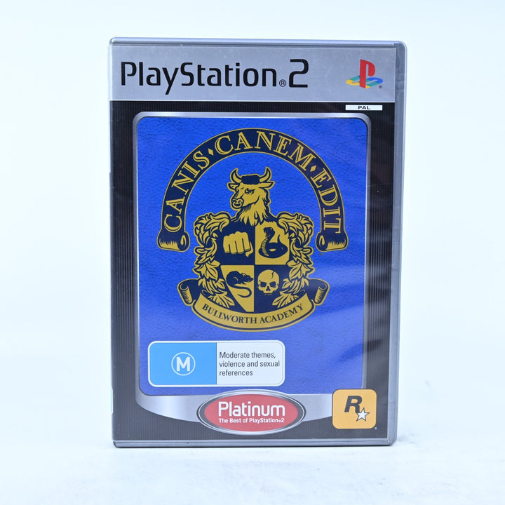 Canis Canem Edit - Bully - Sony Playstation 2 / PS2 Game + Manual - PAL