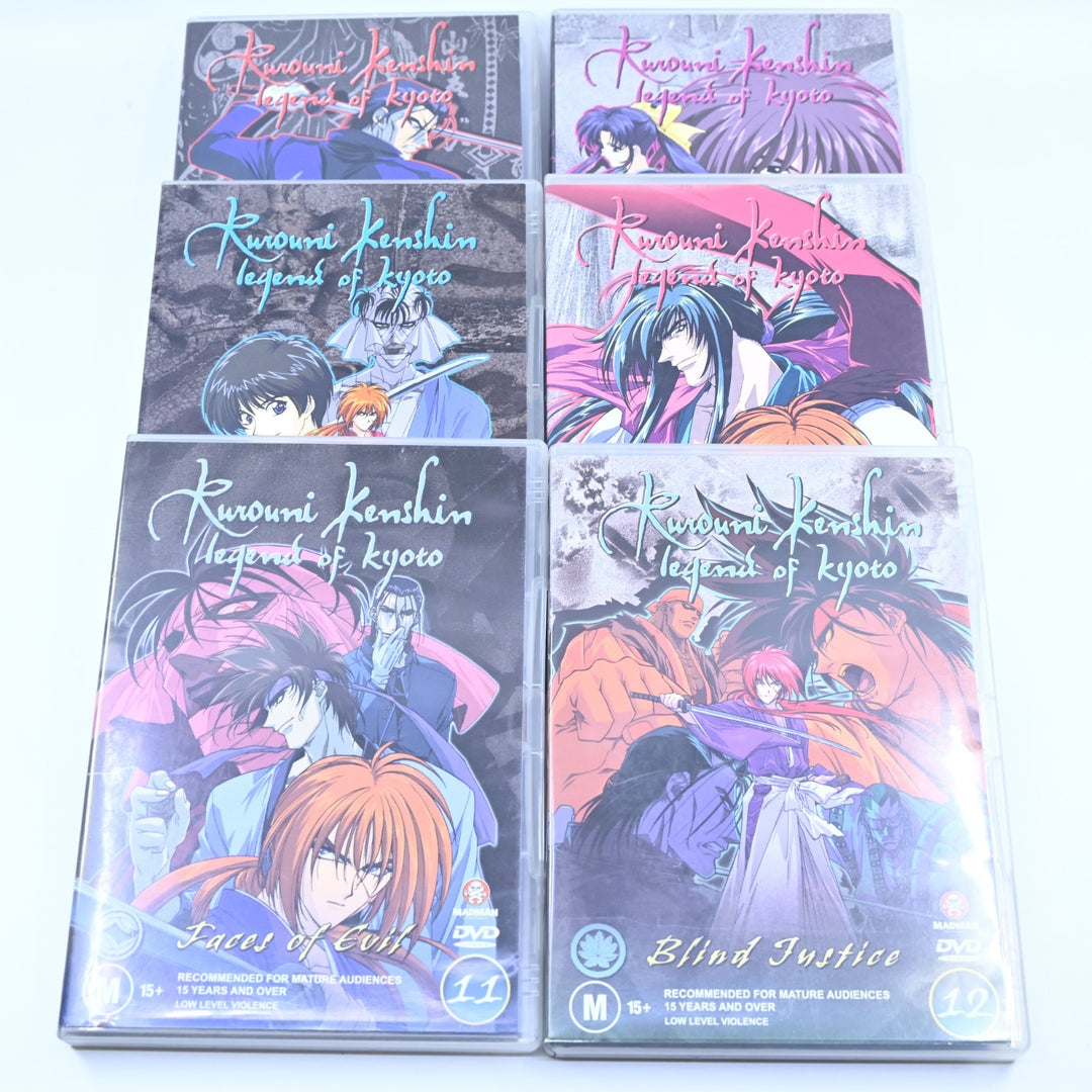 Rurouni Kenshin - Volumes 1 to 22 Complete - Region  4 - Anime DVDs