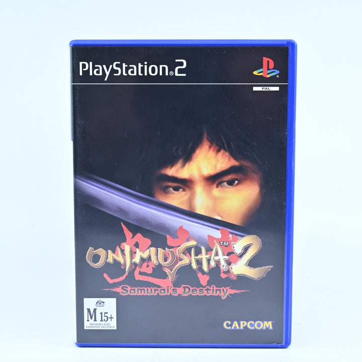 Onimusha 2 - Sony Playstation 2 / PS2 Game + Manual - PAL - MINT DISC!