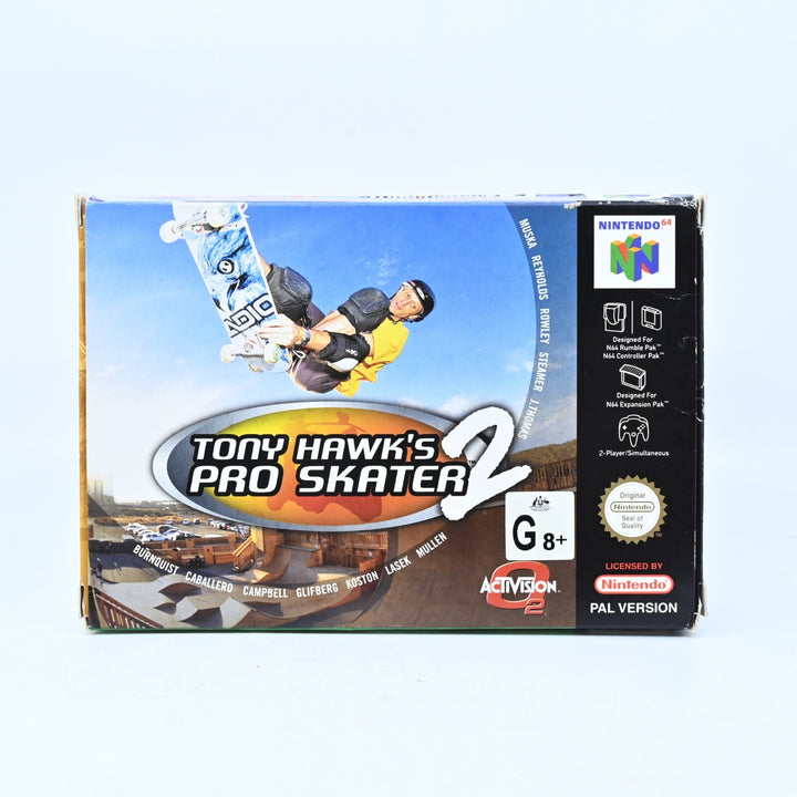Tony Hawk's Pro Skater 2  - N64 / Nintendo 64 Boxed Game - PAL - FREE POST!