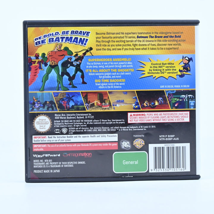 Batman The Brave And The Bold The Video - Nintendo DS Game - PAL + Manual