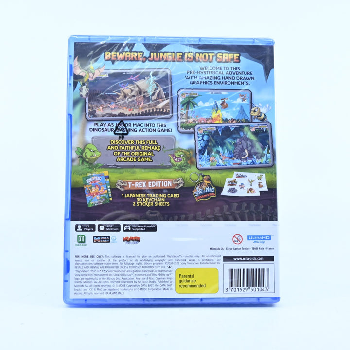 New Joe and Mac: Caveman Ninja - Sony Playstation 5 / PS5 Game SEALED!