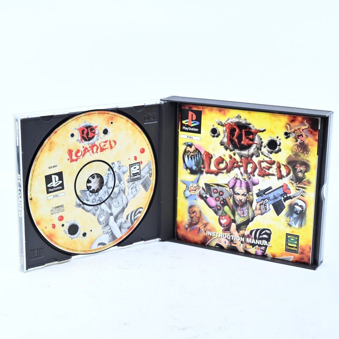 Re-Loaded - Sony Playstation 1 / PS1 Game + Manual - PAL - MINT DISC!