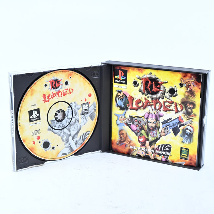 Re-Loaded - Sony Playstation 1 / PS1 Game + Manual - PAL - MINT DISC!