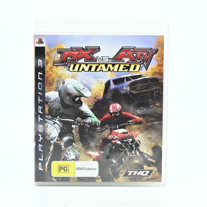 MX Vs ATV Untamed - Sony Playstation 3 / PS3 Game + Manual - FREE POST!