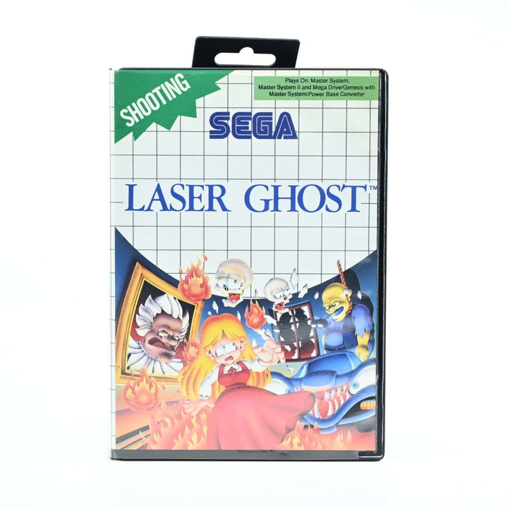 Laser Ghost - Sega Master System Game + Manual - PAL - FREE POST!