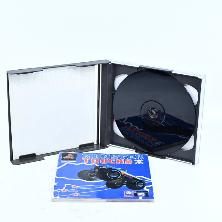 Monster Trucks - Sony Playstation 1 / PS1 Game + Manual - PAL - MINT DISC!