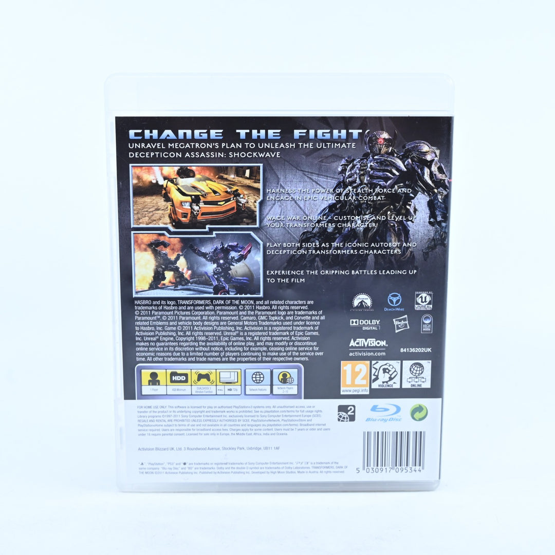 Transformers: Dark of the Moon - Sony Playstation 3 / PS3 Game + Manual