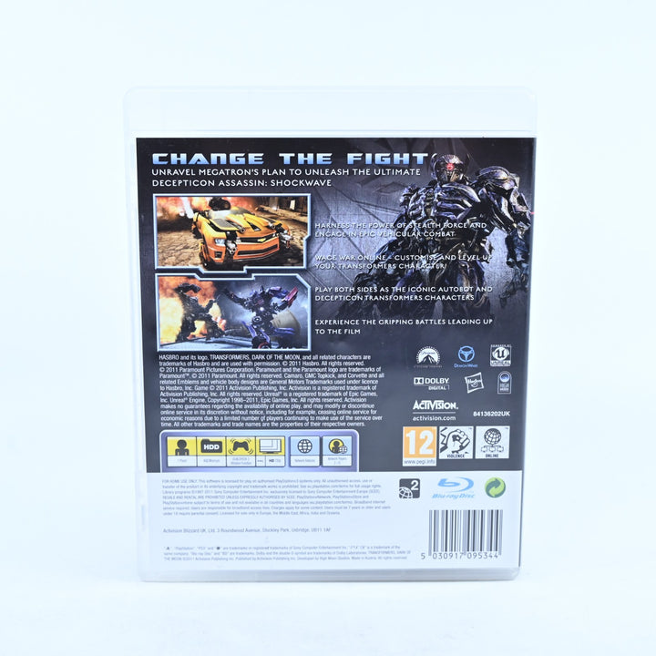 Transformers: Dark of the Moon - Sony Playstation 3 / PS3 Game + Manual