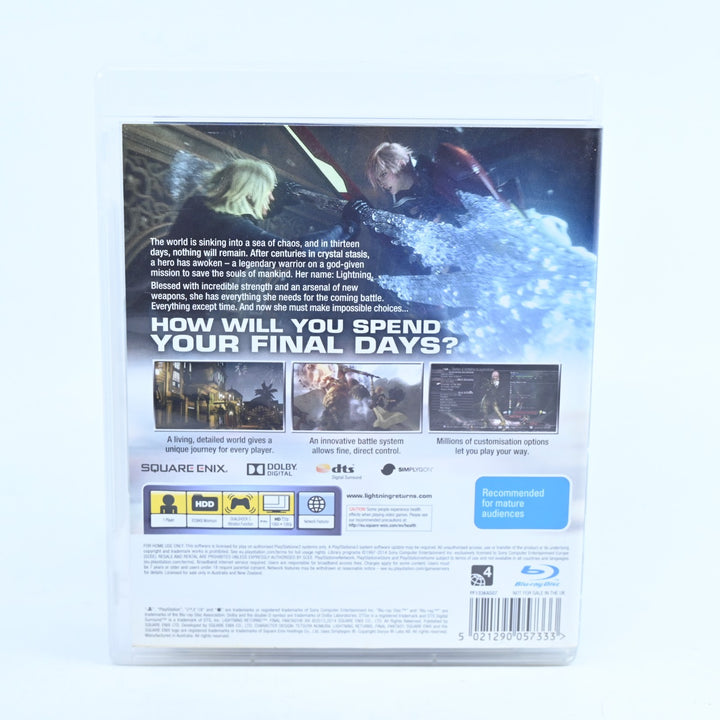 Lightning Returns: Final Fantasy XIII - Sony Playstation 3 / PS3 Game + Manual