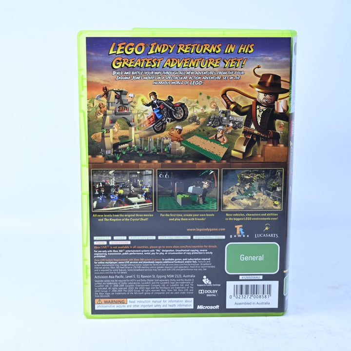 LEGO Indiana Jones 2: The Adventure Continues - Xbox 360 Game + Manual - PAL