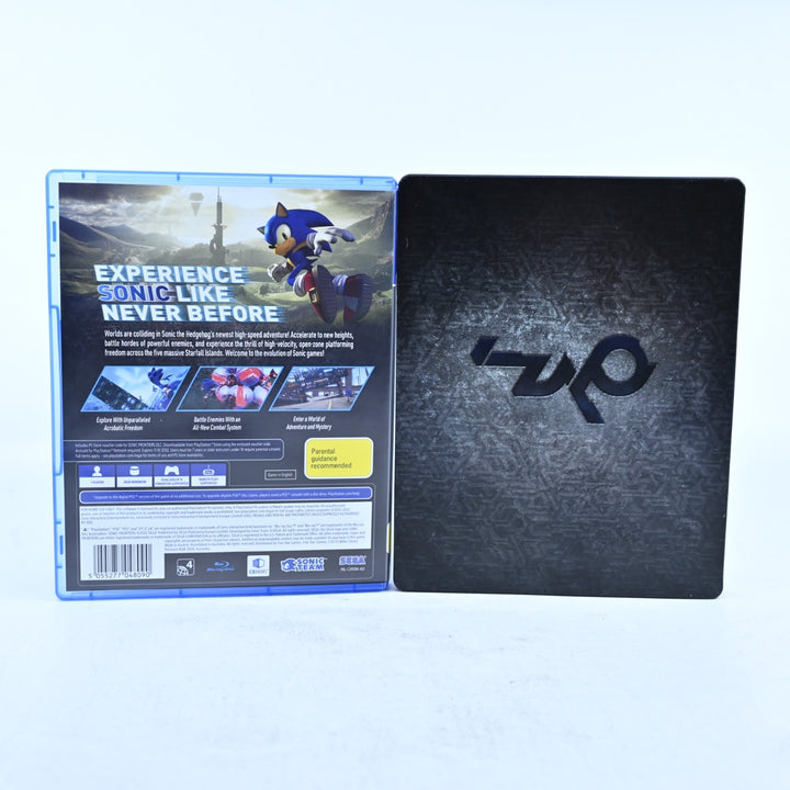 Sonic Frontiers - With Steelbook - Sony Playstation 4 / PS4 Game - MINT DISC!