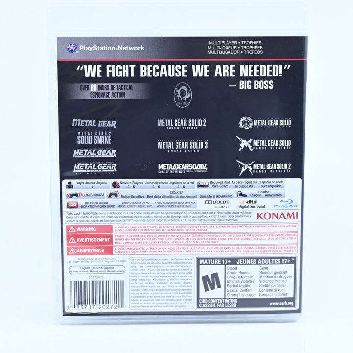 Metal Gear Solid: The Legacy Collection - Sony Playstation 3 / PS3 Game
