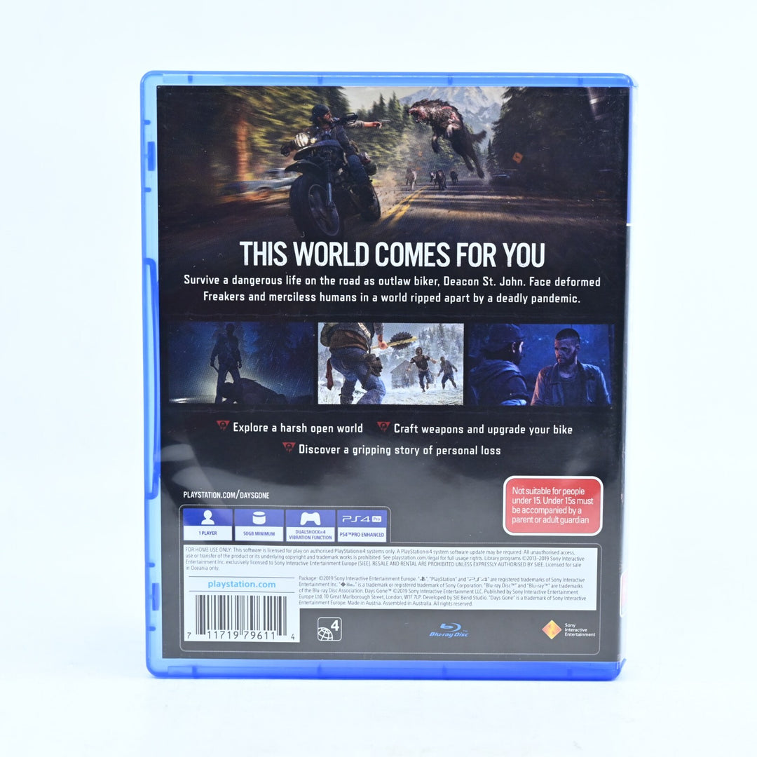 Days Gone - Sony Playstation 4 / PS4 Game - FREE POST!