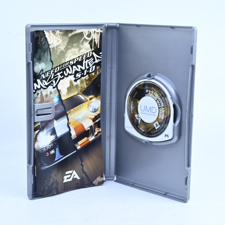 Need For Speed: Most Wanted 5-1-0 - Sony PSP Game + Manual - 5.1.0 / 5 1 0