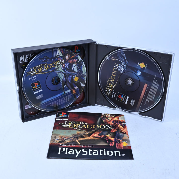 The Legend of Dragoon - Sony Playstation 1 / PS1 Game + Manual - PAL
