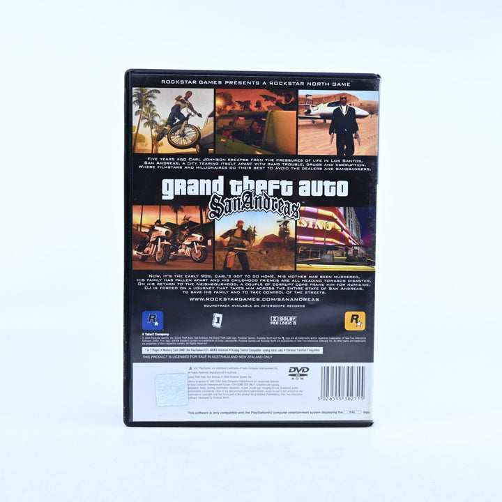 Grand Theft Auto: San Andreas - Sony Playstation 2 / PS2 Game + Manual - PAL
