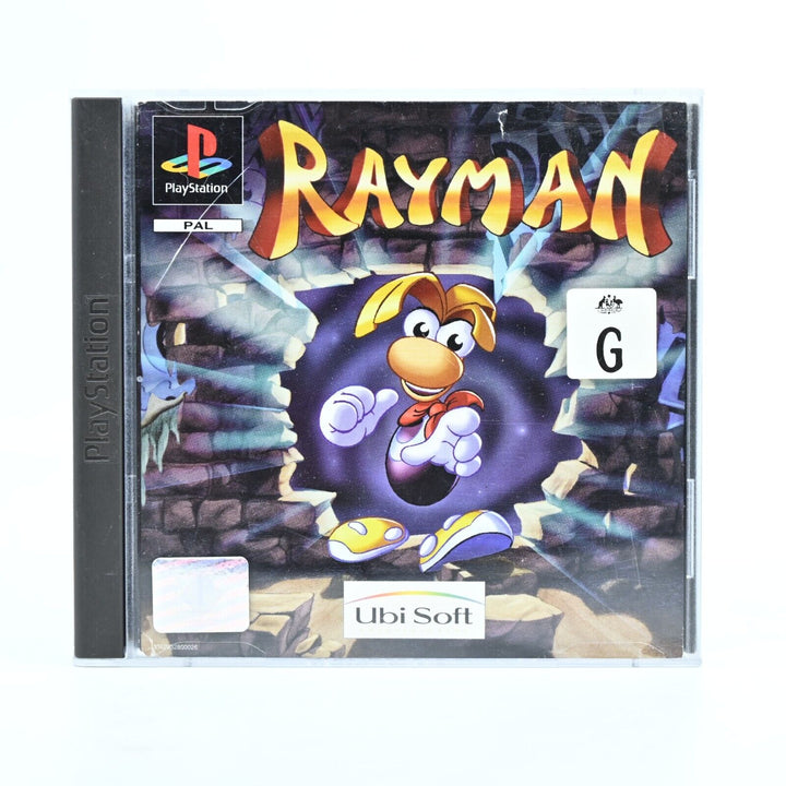 Rayman - Sony Playstation 1 / PS1 Game + Manual - PAL - MINT DISC!