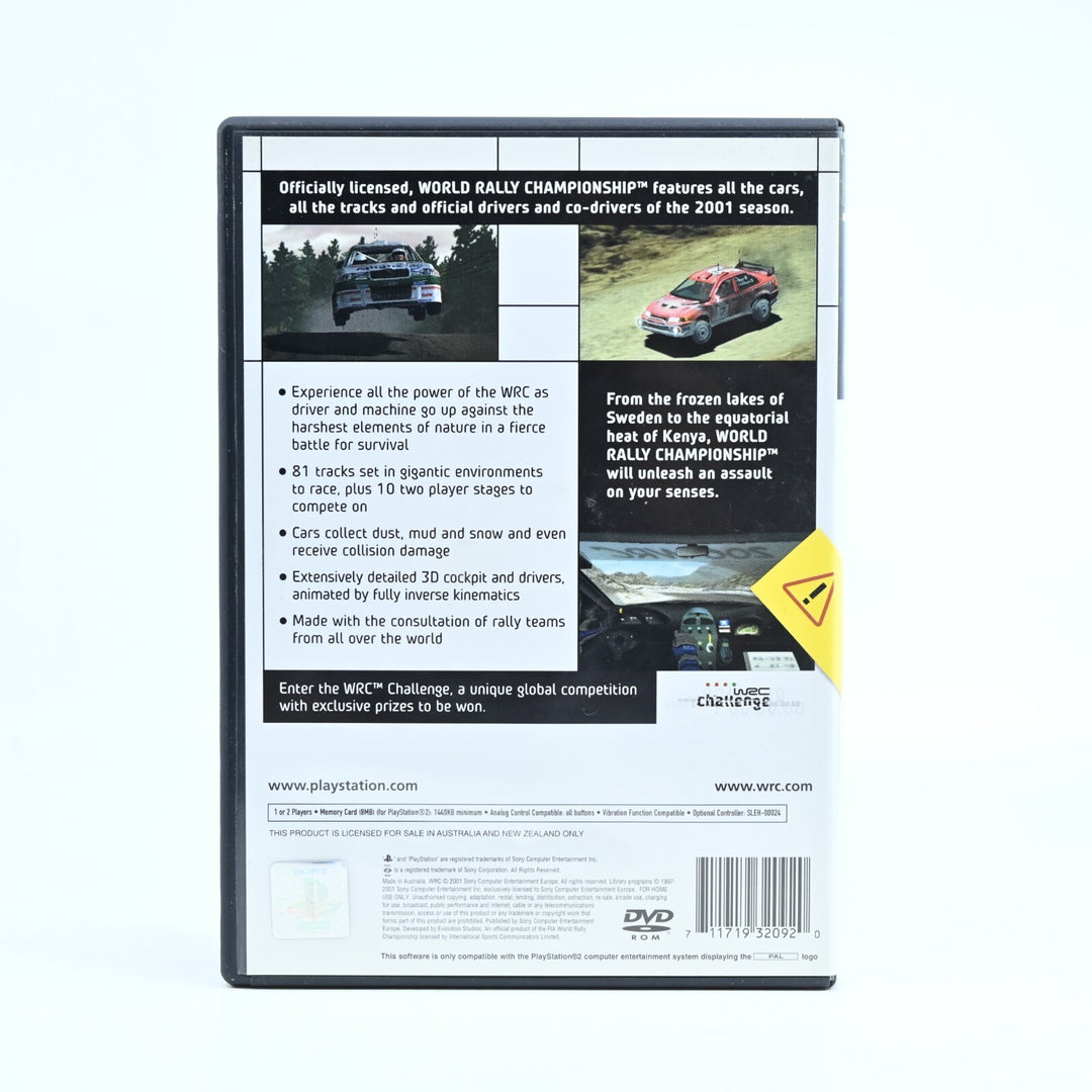 WRC World Rally Championship - Sony Playstation 2 / PS2 Game + Manual - PAL