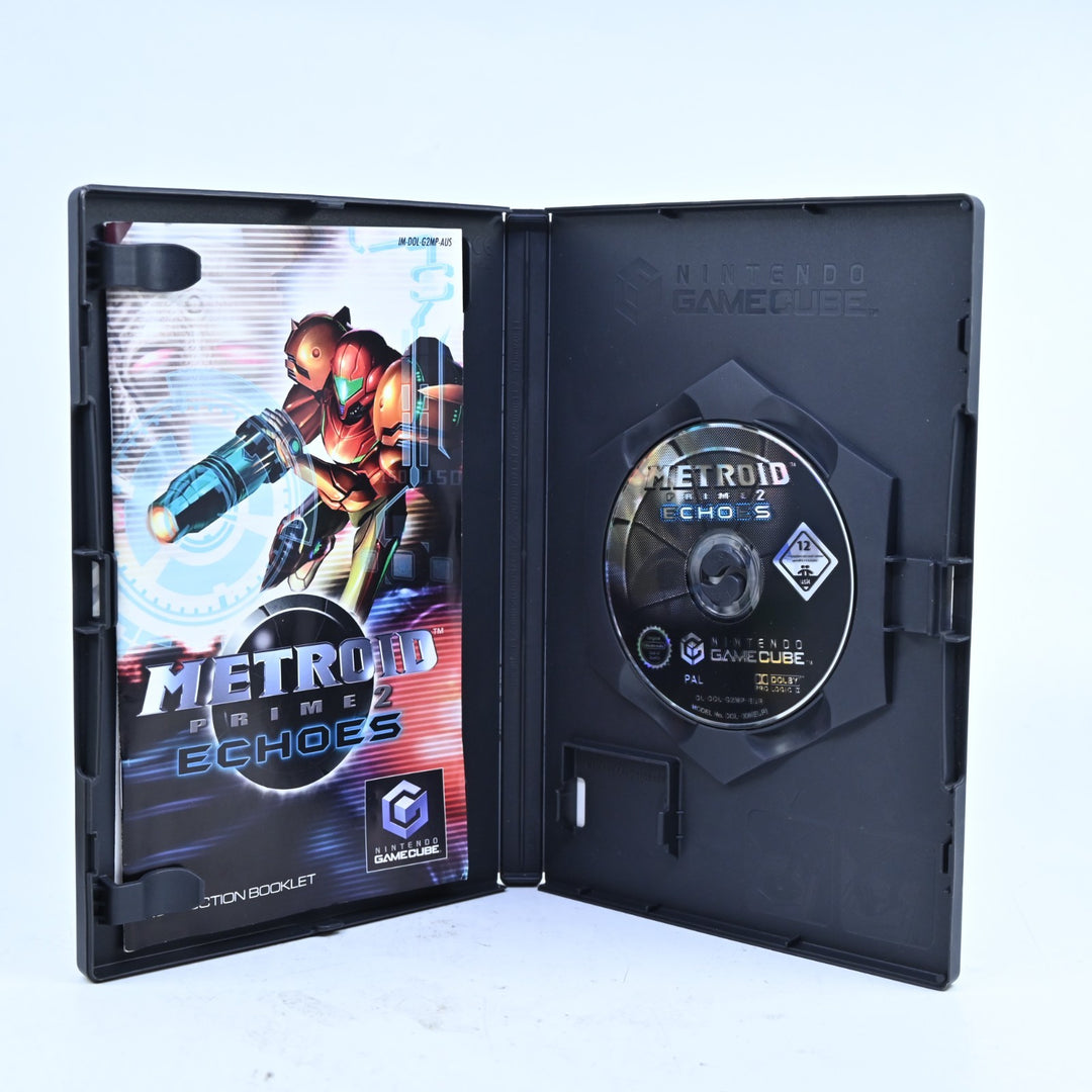 Metroid Prime 2 Echoes - Nintendo Gamecube Game + Manual - PAL - FREE POST!