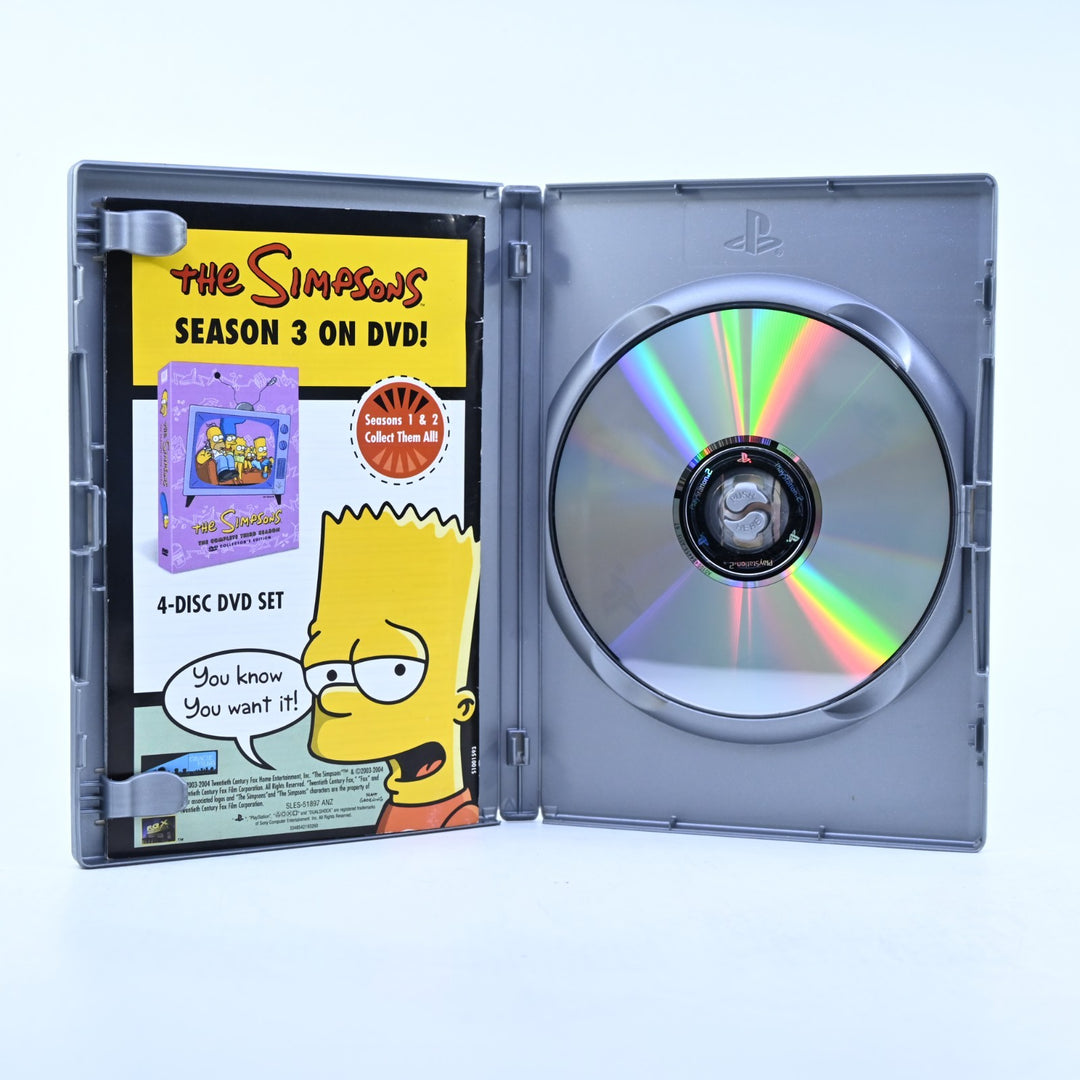 The Simpsons Hit & Run - PS2 Game + Manual - PAL - MINT DISC!