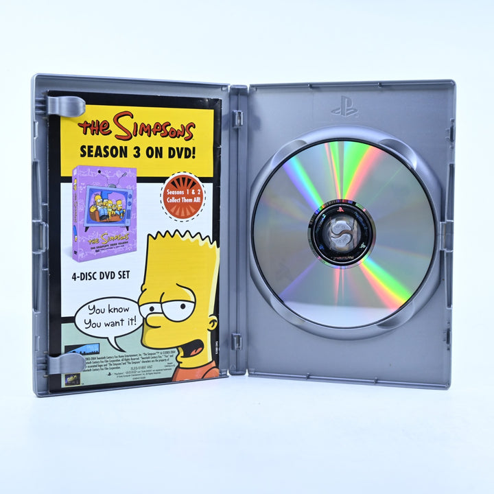 The Simpsons Hit & Run - PS2 Game + Manual - PAL - MINT DISC!