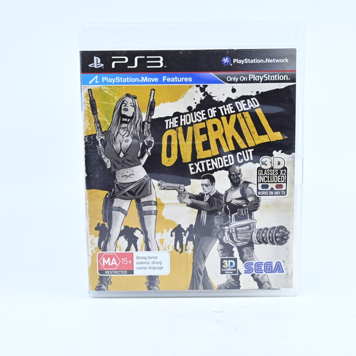 The House of The Dead Overkill Extended Cut - PS3 Game + Manual - FREE POST!