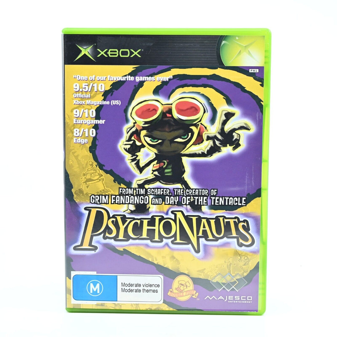 Psychonauts - Original Xbox Game + Manual - PAL - MINT DISC!