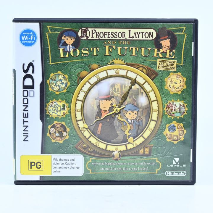 Professor Layton and the Lost Future - Nintendo DS Game - PAL + Manual