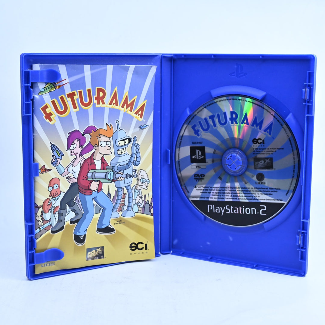 Futurama - Sony Playstation 2 / PS2 Game + Manual - PAL - MINT DISC!