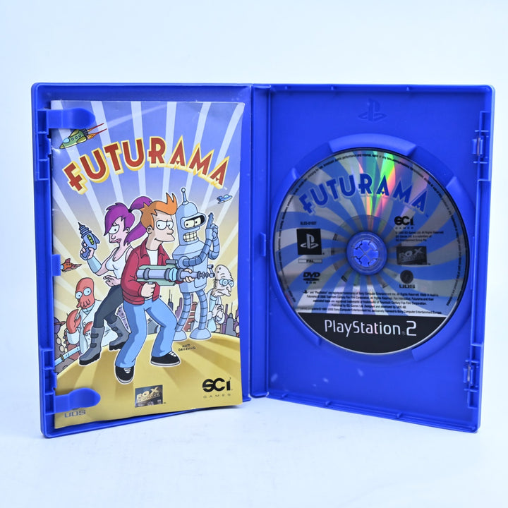 Futurama - Sony Playstation 2 / PS2 Game + Manual - PAL - MINT DISC!