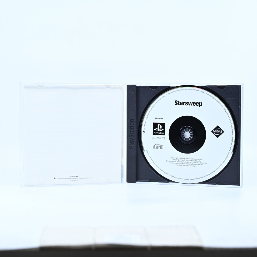 Starsweep - Sony Playstation 1 / PS1 Game + Manual - PAL