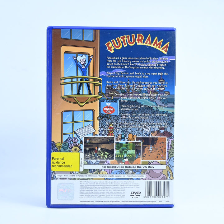 Futurama - Sony Playstation 2 / PS2 Game + Manual - PAL