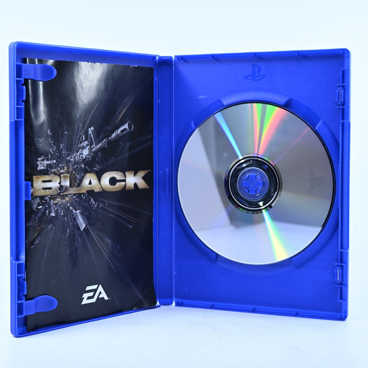 Black - Sony Playstation 2 / PS2 Game + Manual - PAL - MINT DISC!