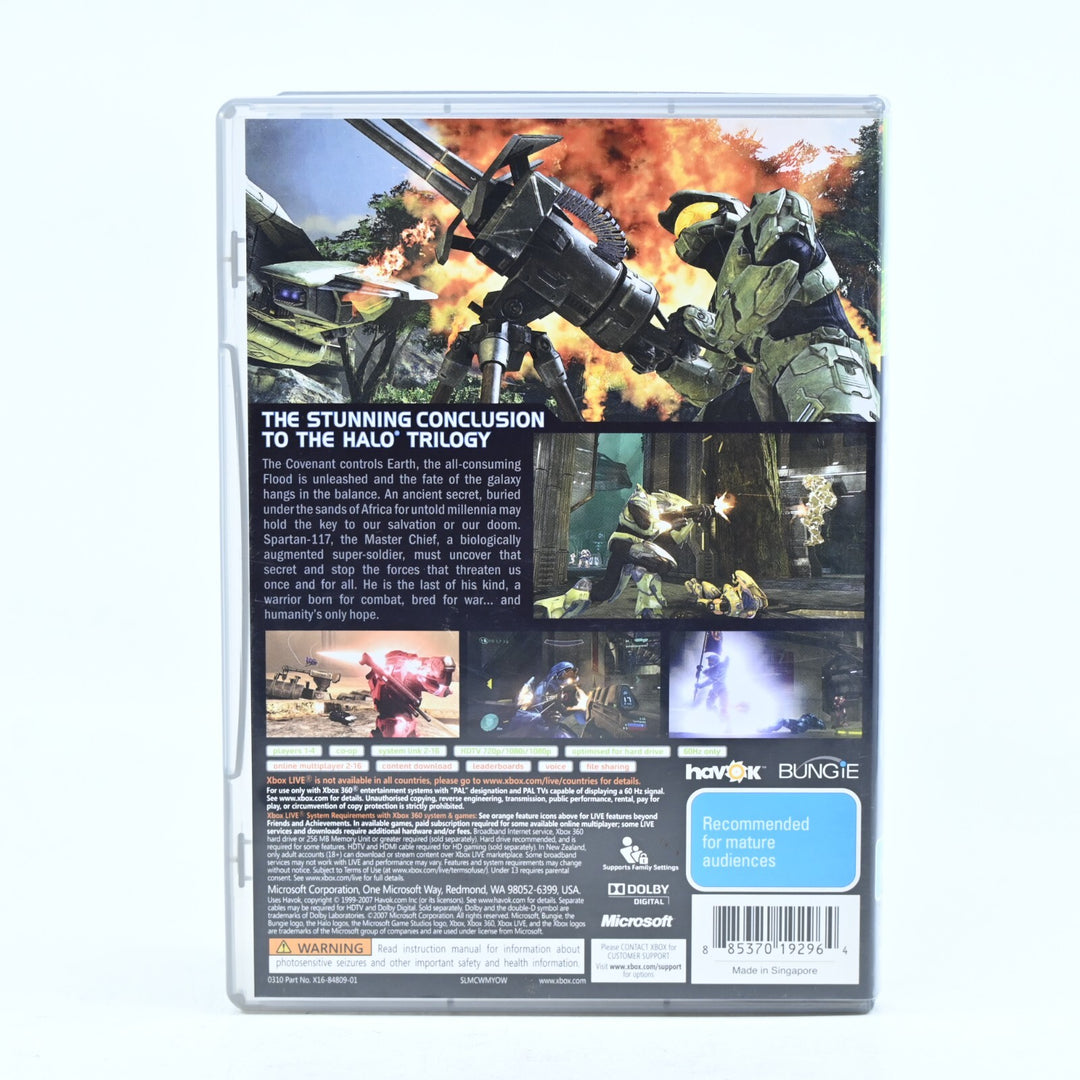 Halo 3 - Xbox 360 Game + Manual - PAL - MINT DISC!