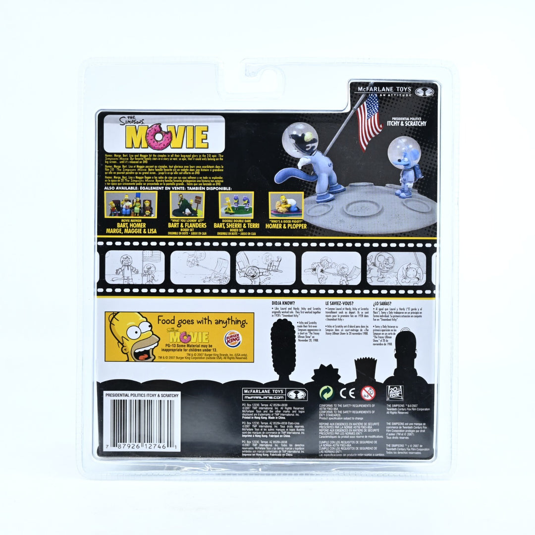 Presidential Politics Itchy & Scratchy - Simpsons Movie - McFarlane Toys - Toy