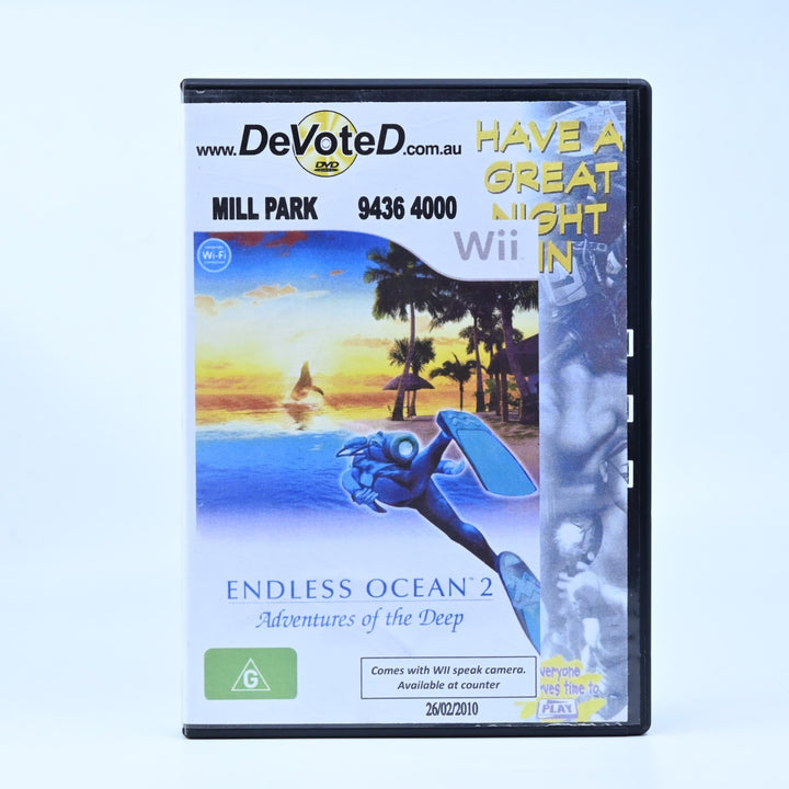 Endless Ocean 2: Adventures of the Deep - Nintendo Wii Game + Manual - PAL