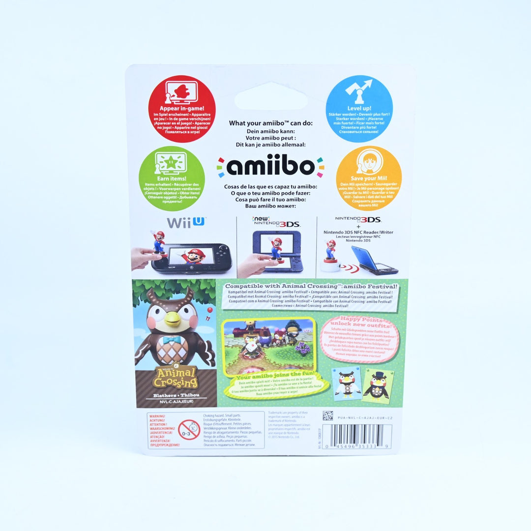 SEALED! Blathers Amiibo - Animal Crossing - Nintendo - Toy
