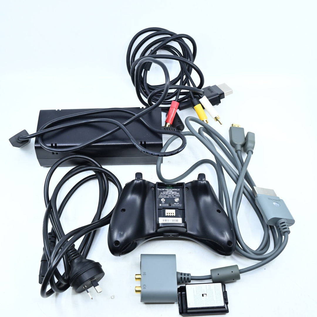 Black Slim - Kinect Ready - Xbox 360 Boxed Console - PAL - FREE POST!