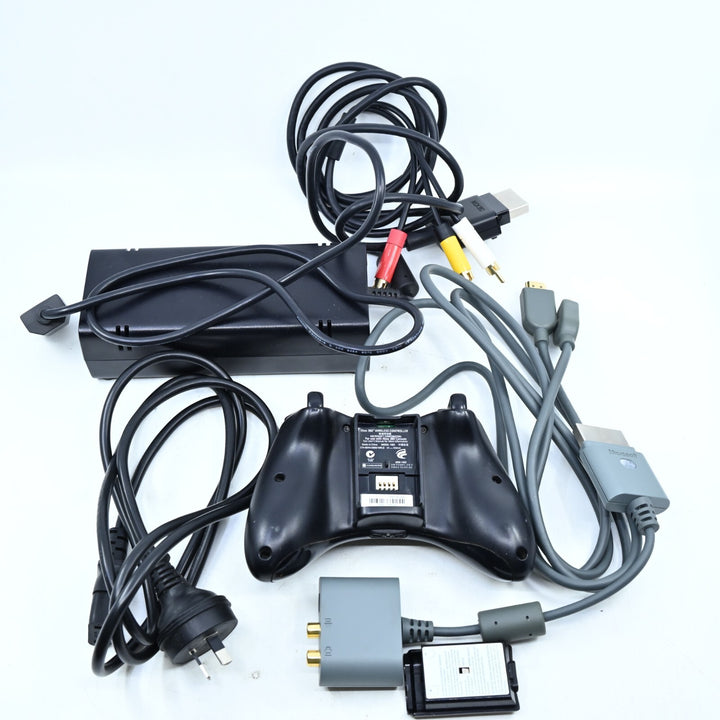 Black Slim - Kinect Ready - Xbox 360 Boxed Console - PAL - FREE POST!