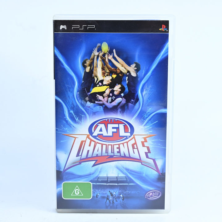 AFL Challenge - Sony PSP Game + Manual - FREE POST!