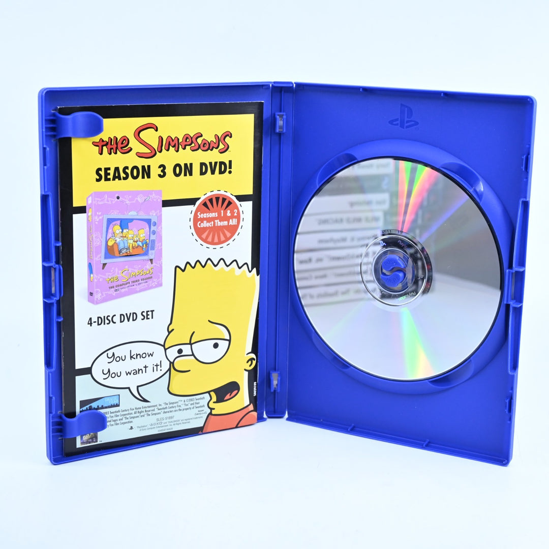 The Simpsons Hit & Run - Sony Playstation 2 / PS2 Game + Manual - PAL