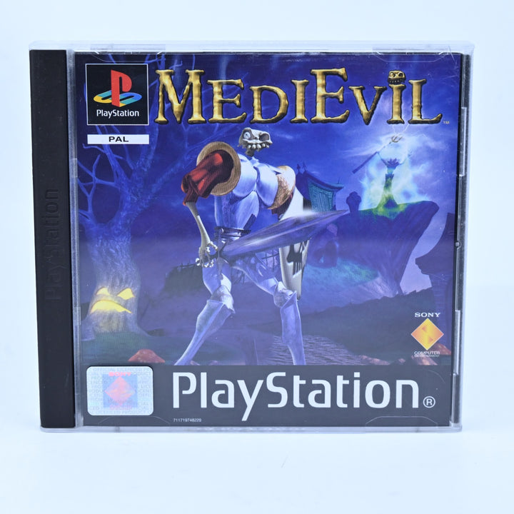 MediEvil - Sony Playstation 1 / PS1 Game + Manual - PAL - MINT DISC!