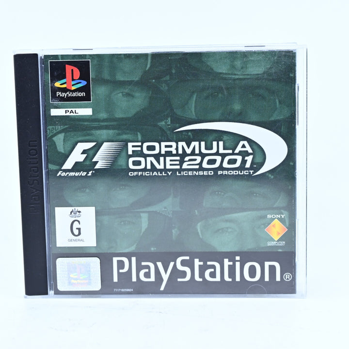 Formula One 2001 - Sony Playstation 1 / PS1 Game + Manual - PAL - MINT DISC!