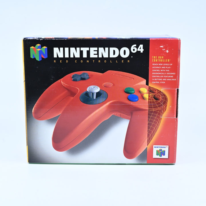 Original Red Controller - Nintendo 64 Controller - N64 Accessory