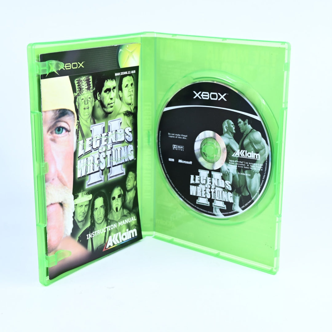 Legends of Wrestling II - Original Xbox Game + Manual - PAL - MINT DISC!